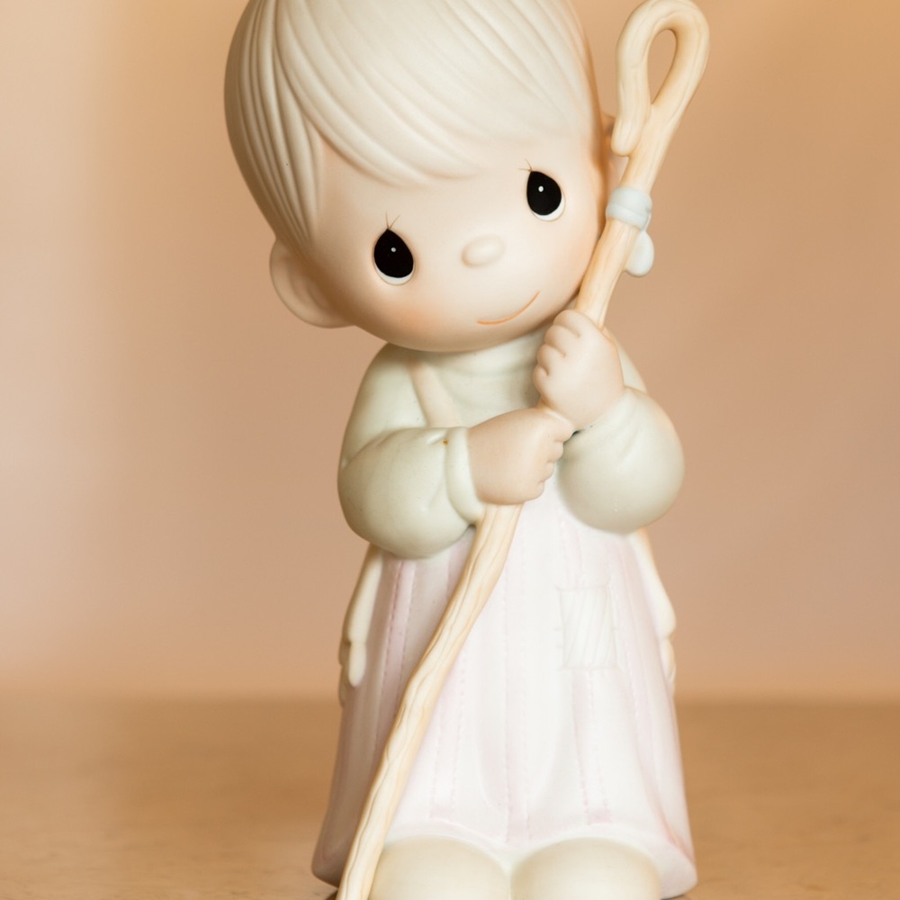 Precious Moments porcelain shepherd